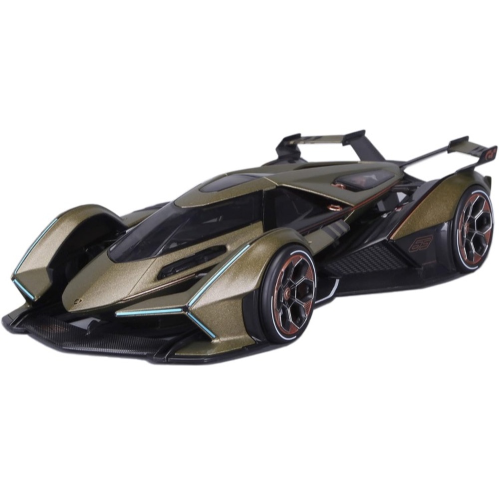 Lamborghini V12 Vision Gran Torino Green Model Dycast Toy Car By Maisto 1.18